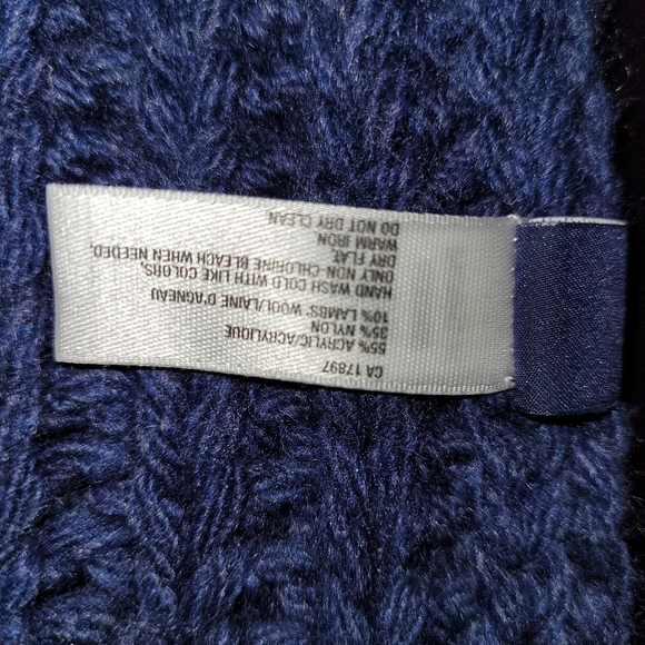 Gap blue knitted scarf - Picture 4 of 4